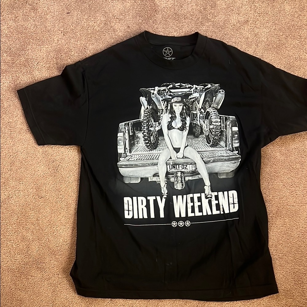 Black Graphic T-Shirt by UNIT